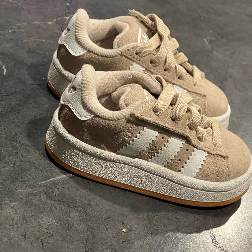 Adidas Kids Tan Sneakers